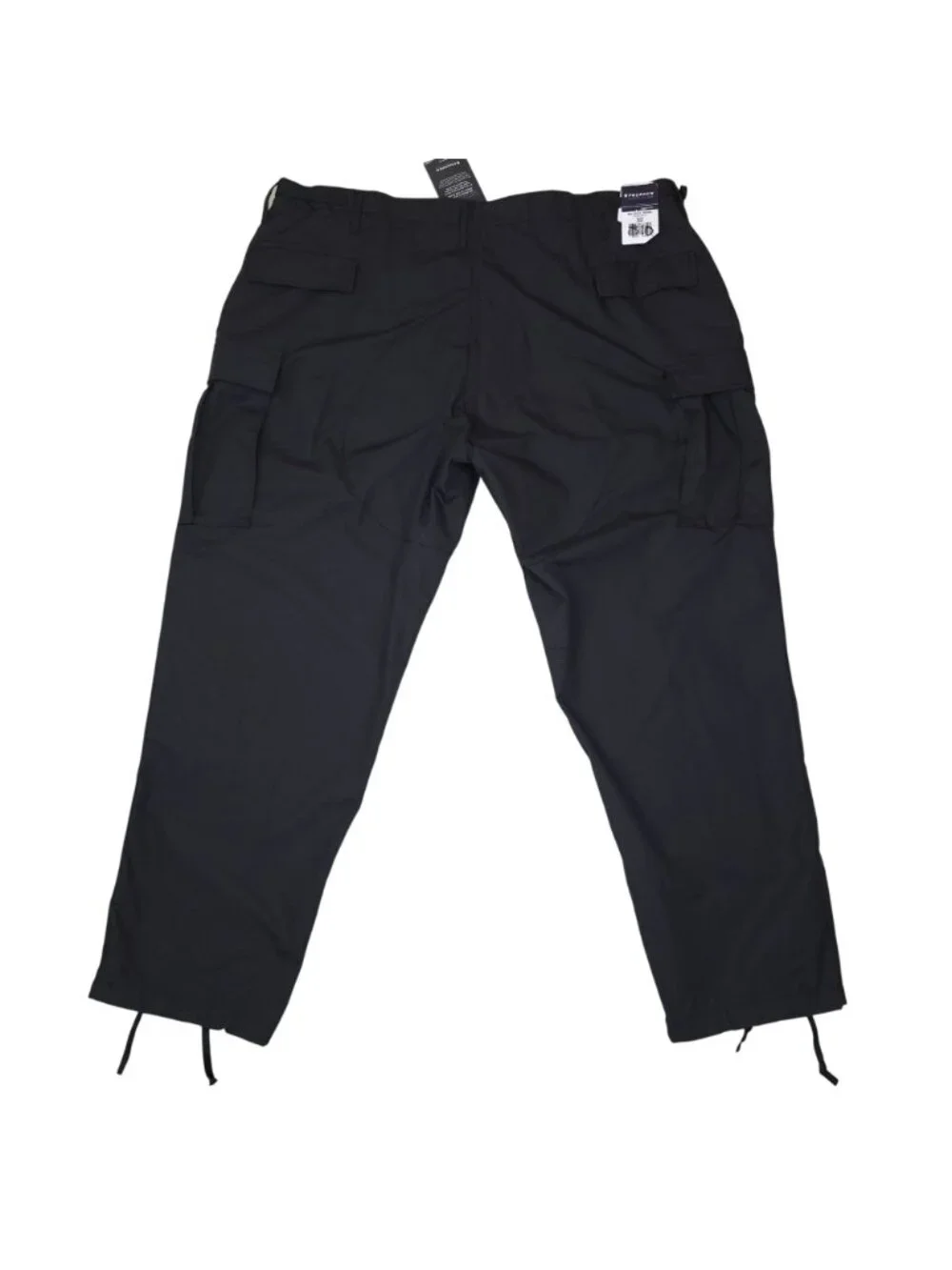 Propper Mens Black Tactical Cargo Pants 3XL R Adjustable Drawstrings & Pockets